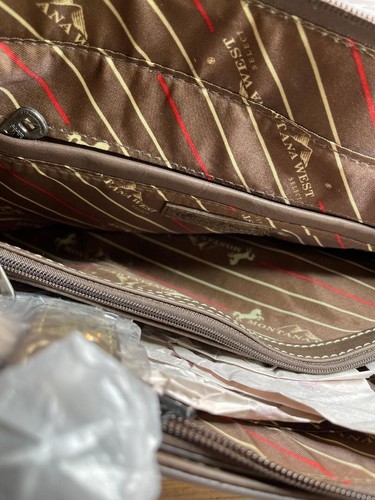 Borsa da trasporto nascosta Montana West capelli su pelle di mucca arazzo azteco - Foto 6 di 7