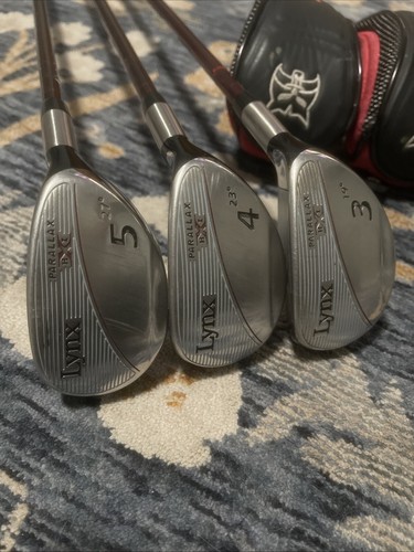 Lot Lynx Parallax HXI #3,4,5 Hybrid 19, 23, 27 degree with Graphite Lx75 Regular - Picture 2 of 19