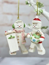  Lenox Gingerbread Man Tree Decoration Ornament 1 pcs 