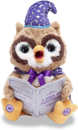 Cuddle Barn Octavius The Storytelling Owl Talking Stuffed Wizard Toy | NEW - Picture 3 of 5