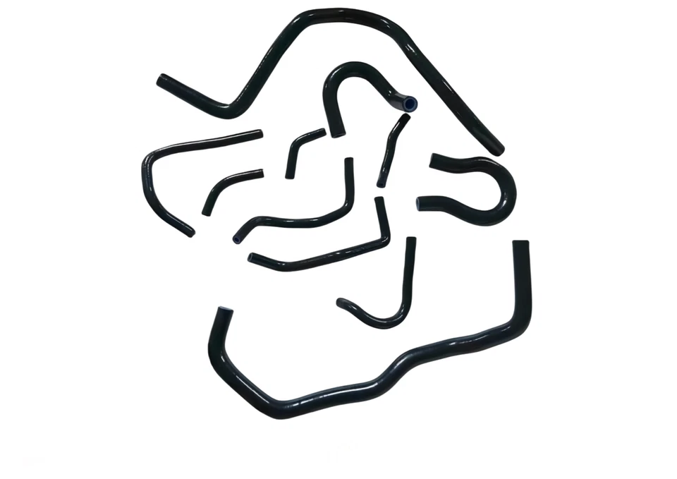 Силиконовые шланги нагревателя для Honda Prelude BB1 2.2 H22A; BB3 2.0 1992-1996 ЧЕРНЫЕ - Изображение 3 из 4