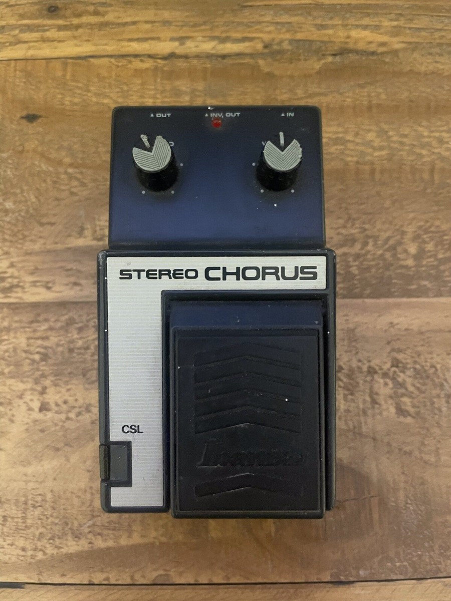 Ibanez アイバニ－ズCSL STEREO CHORUS Ibanez CSL Stereo Chorus Vintage Guitar Pedal, Made In Japan