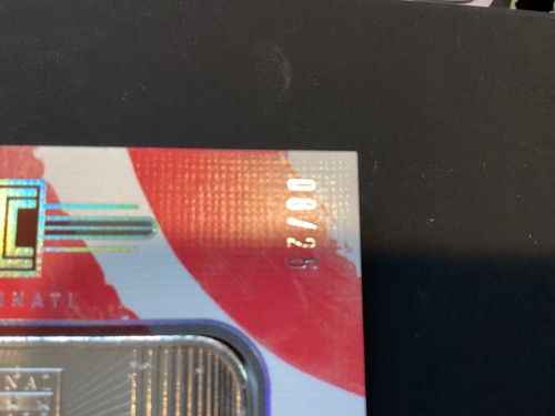2024 PANINI IMPECCABLE HALL OF FAME ONE OZ. .999 SILBERBARREN TONY PEREZ 08/25 - Bild 3 von 3