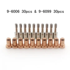 PCH-10 Plasma 9-6099 Tips 9-6006 Electrodes fit Thermal Dynamics Torch 60pcs