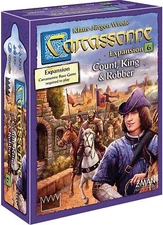 Count, King & Robber Carcassonne Expansion #6 Board Game Z-Man Games ZMG ZM7816