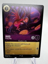 Disney Lorcana Into Inklands Iago Pretty Polly 40/204 Foil Common NM