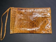 Vintage 1960s Genuine SnakeSkin Clutch Purse