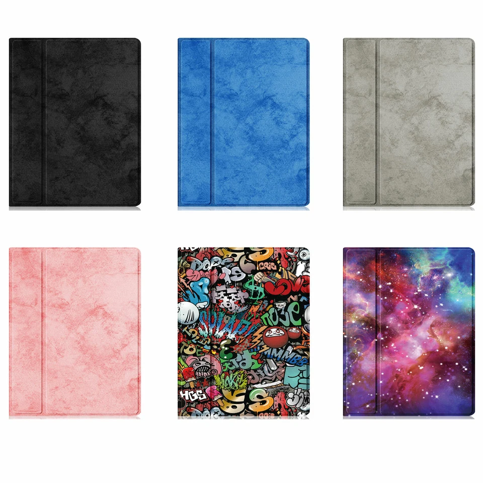 Folio Rotating Stand Leather Smart Case Cover For PocketBook InkPad Lite PB970 - Image 2 of 4