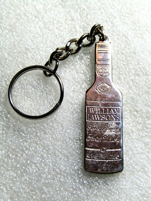 Vintage Original Key Chain Promo bottle William Lawsons Scotch Whisky