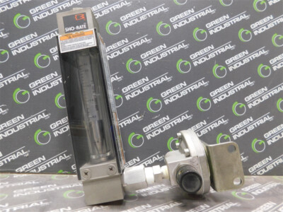 USED Brooks Instrument 135F1D1EC2F9A Sho-Rate Glass Tube Variable Area FlowMeter