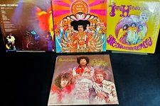 4 Jimi Hendrix Vinyl LPs -Band of Gypsys, Electric Ladyland, Are You Experienced
