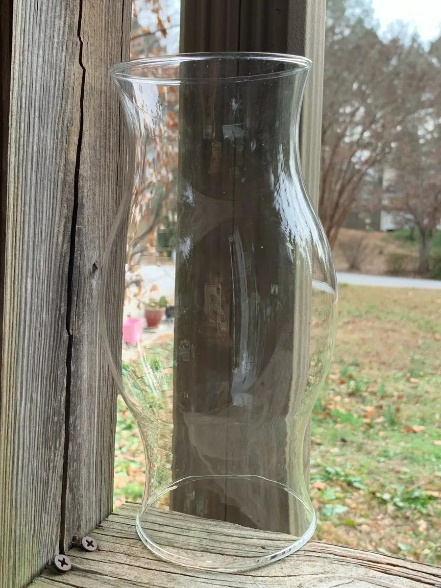Clear Glass Hurricane Shade Dome Globe Oil Lamp Or Candle Holder 8