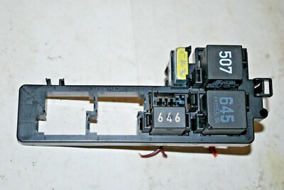 2009 - 2012 Volkswagen CC Electrical Fuse Relay Bracket Plate w/ Relays Assy OEM