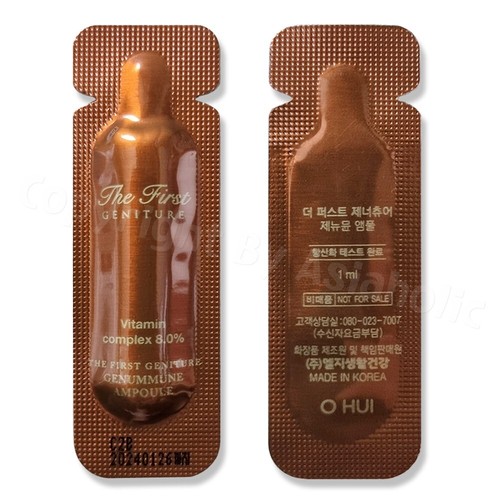 O HUI The First Geniture Genummune Ampoule 1ml x 90pcs (90ml) Sample Newest OHUI - Picture 11 of 12