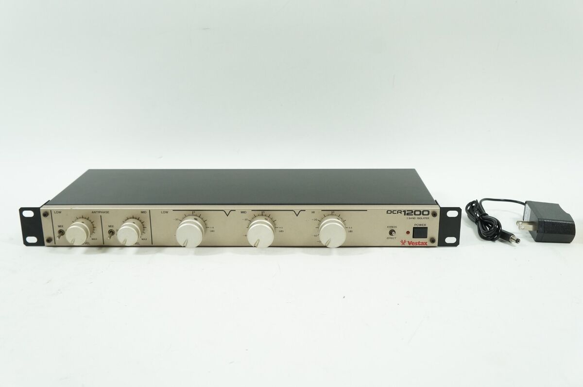Vestax DCR-1200 3 Band Isolater DCR1200 DJ EQ Filter w/ 100 Vestax DCR-1200 3 Band Isolater DCR1200 DJ EQ Filter w/ 100