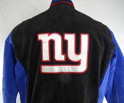Chaqueta de cuero con cremallera completa para hombre New York Giants NFL G-III - Imagen 5 de 7