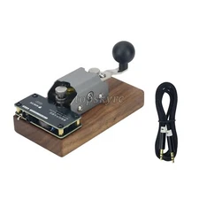 Automatic/Manual Morse Code Telegraph Key Mini CW Key for Learning Training tp1