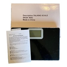 Talking Scale - Black - 330 Pound Capacity - New In Box