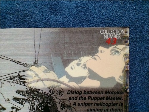 GHOST in the SHELL "Dialogo tra Motoko..." AMADA 1997 Carte Cromo Giappone - Foto 7 di 10