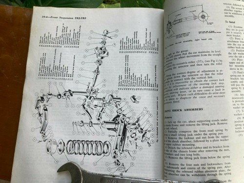 Triumph TR2, TR3 , TR4 Factory Shop Manual, Original - Picture 5 of 6
