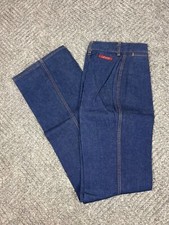 Vintage 70's Levis Big E Jeans Womens 22x34 Juniors Dark Wash RARE NOS