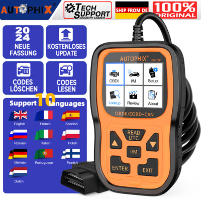  Autophix OM126P OBD2 Scanner KFZ Diagnosegerät Codeleser Fehler Auslesegerät