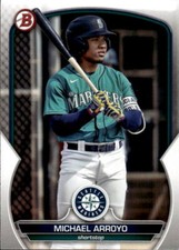 2023 Bowman Draft Michael Arroyo #BD-67 Seattle Mariners