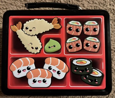 Metal Lunchbox with Chinese Food Print 