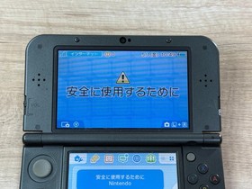 Nintendo New 3DS XL Metallic Black Console Tested Japan Tested D1365