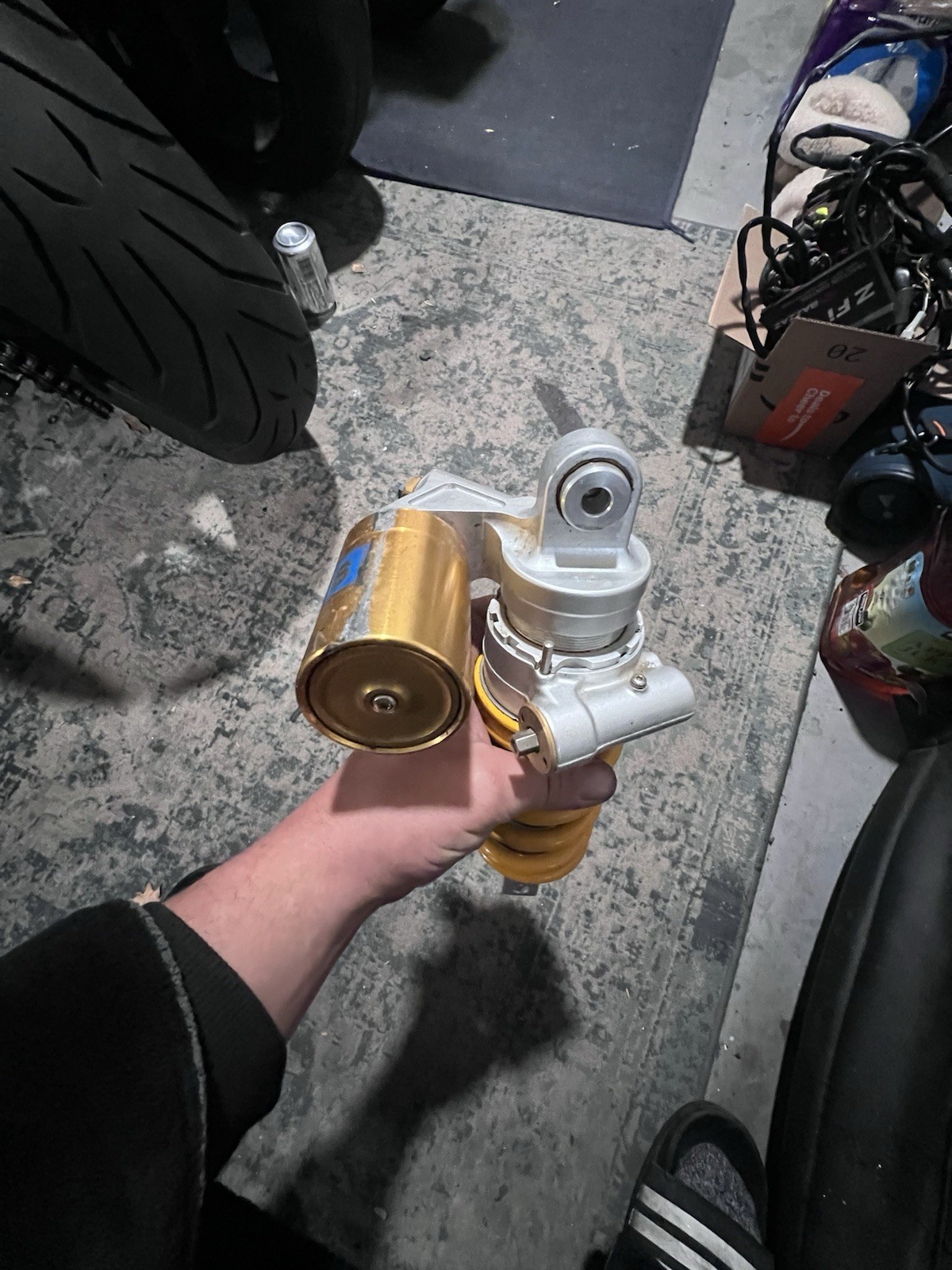 06-16 YAMAHA YZF R6 OHLINS REAR BACK SHOCK ABSORBER SUSPENSION YA6061