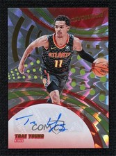 2020-21 Panini Revolution Fractal 39/50 Trae Young #AG-TYG Auto 0t16