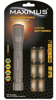 Maximus Led-Taschenlampe 1250 Lumen Power 10W Mit Zoom - Antrhazit