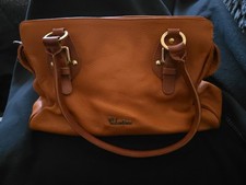 Valentina Genuine Leather Shoulder Bag Brown Soft Italian Slouch Handbag