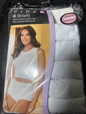 NIB Kmart Vintage Cotton Briefs 6 Pair Size 5 Label Free Dead Stock