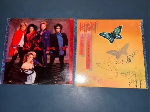 Heart 2 LP Lot-Dog and Butterfly w/inner & Self-Titled W/Inner - VG - Rock Vinyl