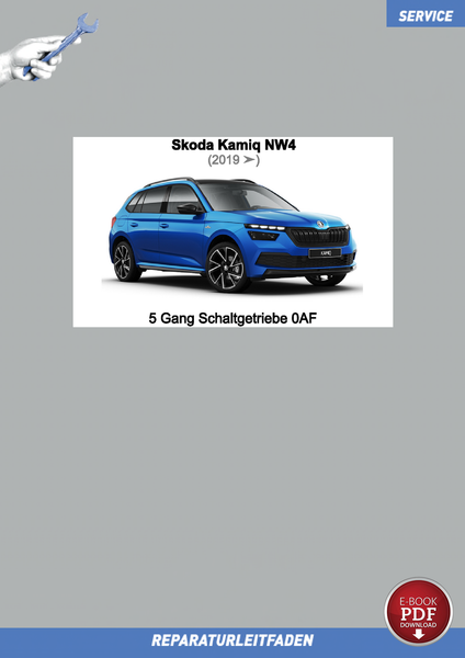 PDF Skoda Kamiq (2019 ➤) Reparaturanleitung 5 Gang Schaltgetriebe 0AF-image