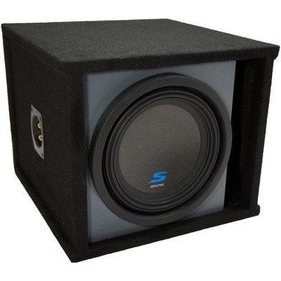 Universal Car Stereo Paintable Ported 10'' Alpine S-W10D4 Type S Sub Box New