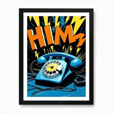 Him Pop Art Art Print Framed Wall Art Poster Canvas Print Picture