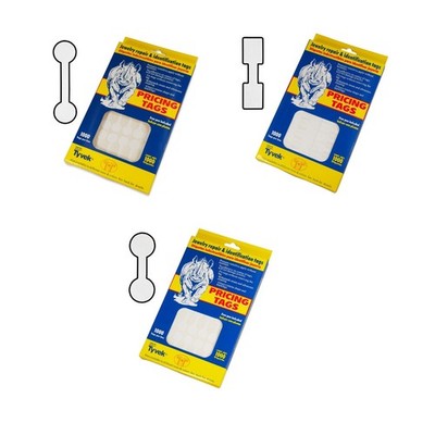 500 or 1000 Original Tyvek Dumbell Jeweller Repair, Price and Identification tag