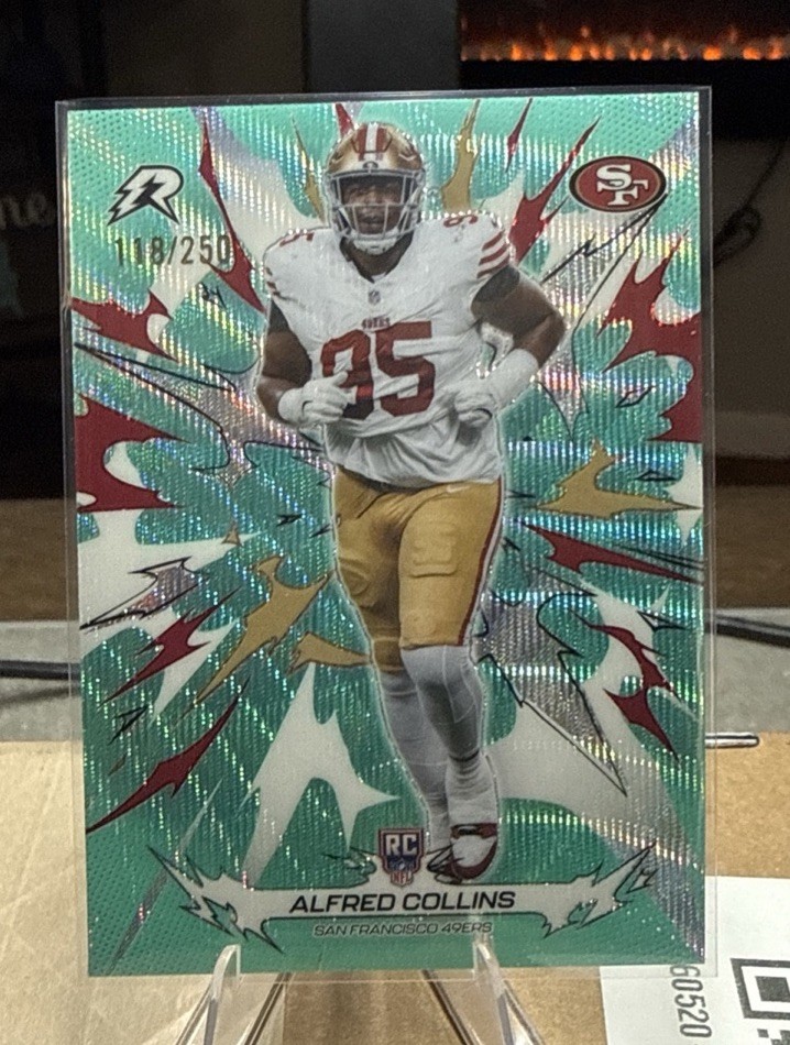 2025 Topps Resurgence - Alfred Collins - RC Teal Surge /250 49ers
