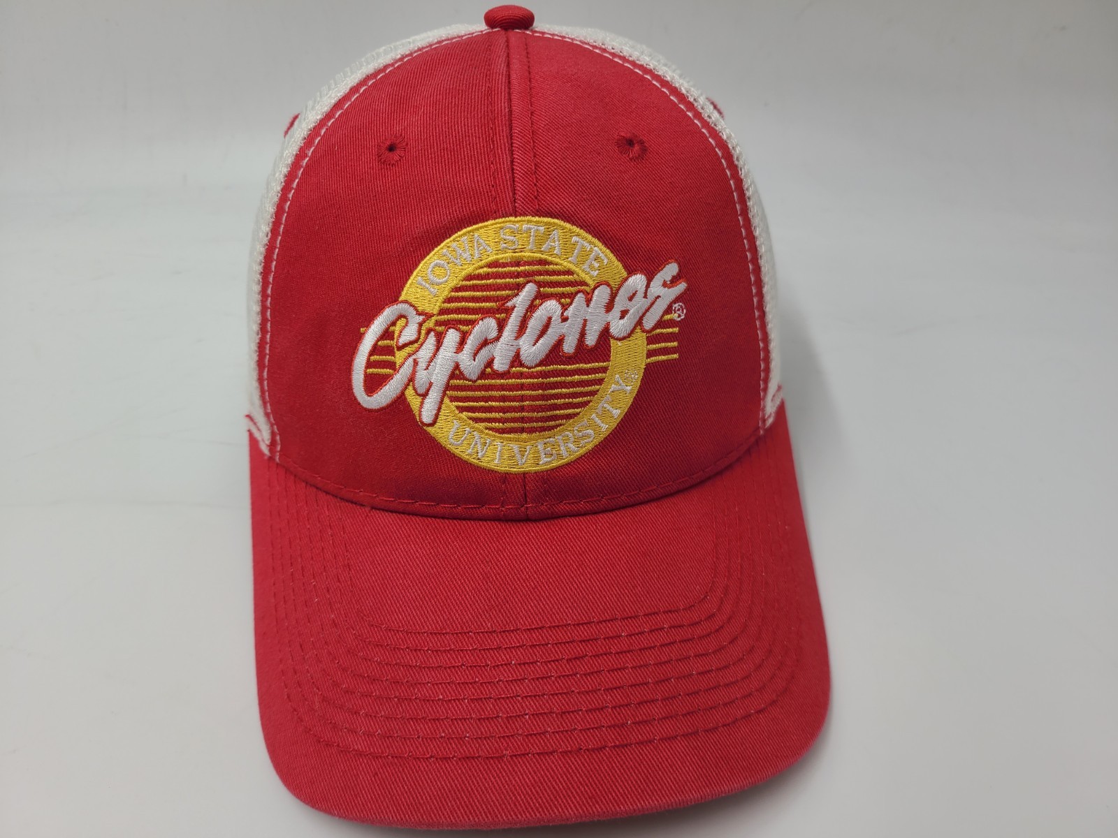 Iowa State University Cyclones The Game Circle Logo Mesh Snapback Hat Cap NCAA