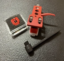 TECHNICS STYLE HEADSHELL W/ AT-91 CARTRIDGE & DIAMOND STYLUS & TWO FREEBIES!!!