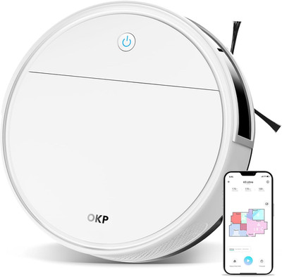 K5 Ultra Robotic Vacuum,2.9 Inch Small Robot Vacuum with Tof Lidar Navigation,17