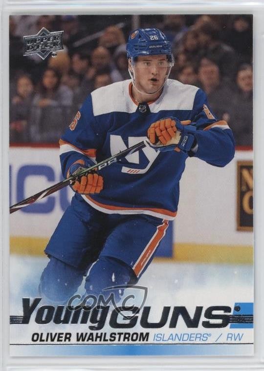 2019-20 Upper Deck Young Guns Oliver Wahlstrom #457 u0u