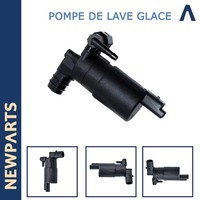 Newparts Waschpumpe 12 V Elektrisch 2-Polig Vorne FüR CitroËN/Dafia/Fiat/S