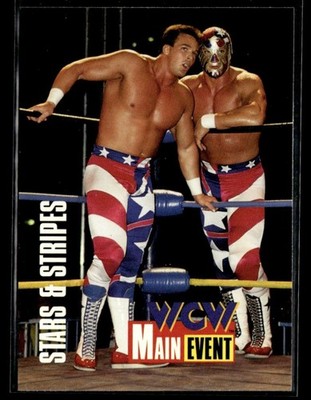 Stars & Stripes RC: 1995 Cardz WCW Main Event Rookie Patriot Buff Bagwell #38