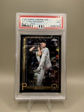 2025 Topps Chrome - Braxton Ashcraft Bookend 10/10 Refractor (RC)
