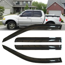 4pcs Original Shatterproof in-Channel Style Window Rain Guards Shield Side Wi...