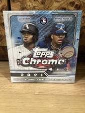 2021 Topps Chrome MLB Baseball Mega Box New Factory Sealed X-Fractor Parallels