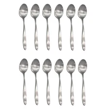 Lauffer Design 2 / Design II 18/8 Stainless Steel Teaspoon (Set of Twelve)